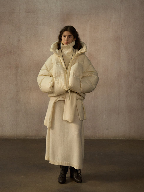 Fjord Cropped Cushioned Puffer Jacket
